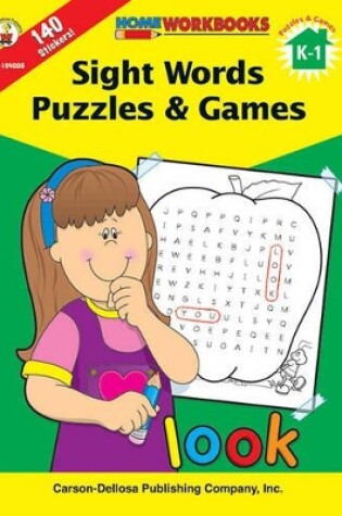 Cover of Sight Words Puzzles & Games, Grades K - 1