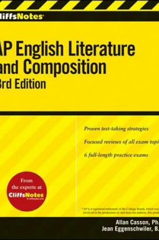 Cover of CliffsNotes AP English Literature and Composition: 3rd Edition