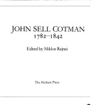 Book cover for John Sell Cotman, 1782-1842