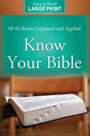 Cover of Know Your Bible Large Print Edition