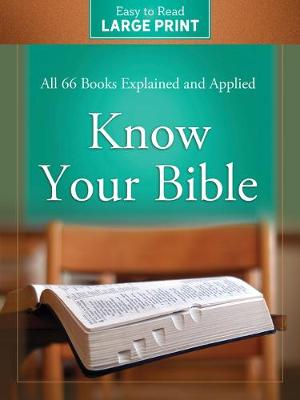 Book cover for Know Your Bible Large Print Edition