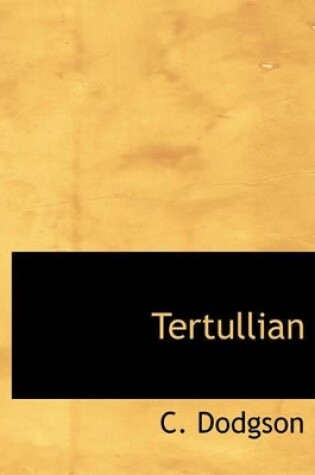 Cover of Tertullian