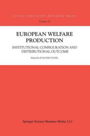 Cover of European Welfare Production