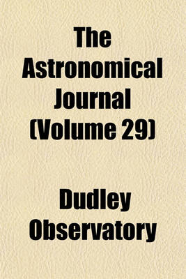 Book cover for The Astronomical Journal (Volume 29)