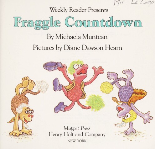 Book cover for Fraggle Countdown