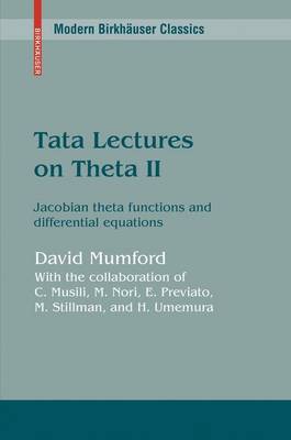 Book cover for Tata Lectures on Theta II