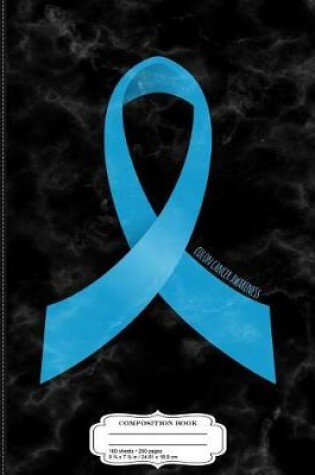 Cover of Colon Cancer Awareness Ribbon Composition Notebook