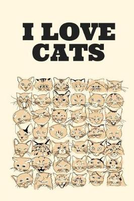 Book cover for I Love Cats