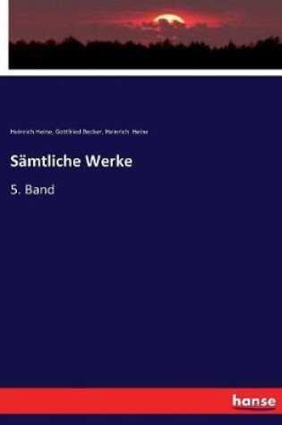 Cover of Samtliche Werke