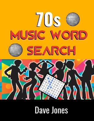 Book cover for 70s Music Word Search