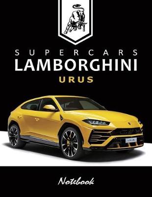 Book cover for Supercars Lamborghini Urus Notebook