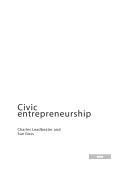 Book cover for Civic Entrepreneurship