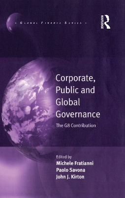 Book cover for Corporate, Public and Global Governance