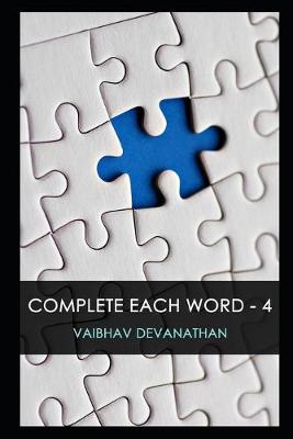 Book cover for Complete Each Word - 4