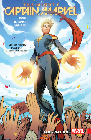 Book cover for The Mighty Captain Marvel Vol. 1: Alien Nation