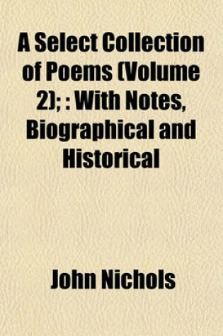 Cover of A Select Collection of Poems (Volume 2);