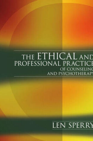 Cover of Ethical and Professional Issues in Counseling and Psychotherapy Practice