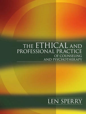 Book cover for Ethical and Professional Issues in Counseling and Psychotherapy Practice