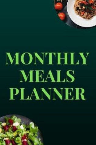 Cover of Monthly Meals Planner