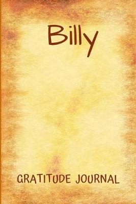 Book cover for Billy Gratitude Journal