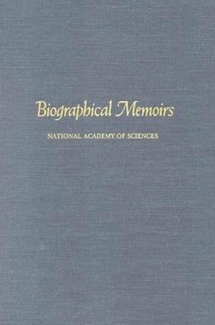 Cover of Biographical Memoirs V.68