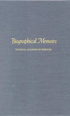 Book cover for Biographical Memoirs V.68