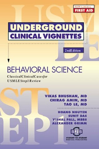 Cover of Underground Clinical Vignettes for USMLE Step 1