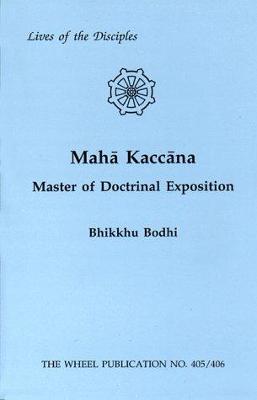 Book cover for Maha Kaccana