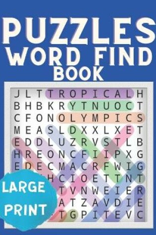 Cover of Puzzles Word Find Book