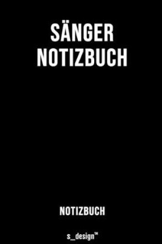 Cover of Notizbuch für Sänger