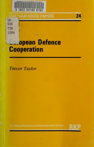 Book cover for European Defence Cooperation