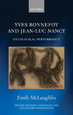 Book cover for Yves Bonnefoy and Jean-Luc Nancy