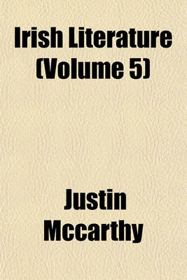 Book cover for Irish Literature (Volume 5)