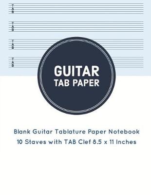 Book cover for Guitar Tab Paper