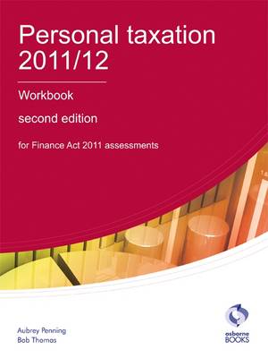 Book cover for Personal Taxation 2011/12 Workbook