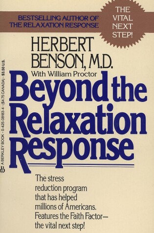 Cover of Beyond the Relaxation Response