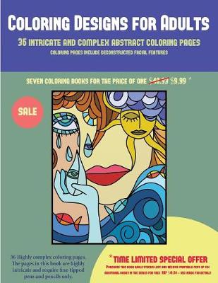 Book cover for Coloring Designs for Adults (36 intricate and complex abstract coloring pages)