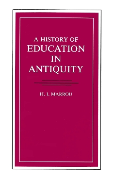 Book cover for A History of Education in Antiquity