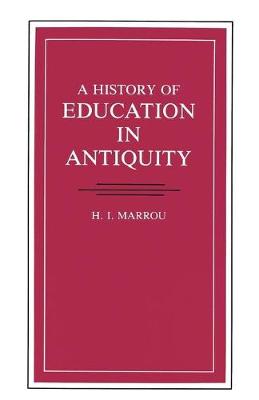 Book cover for A History of Education in Antiquity