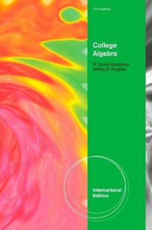 Cover of College Algebra, International Edition