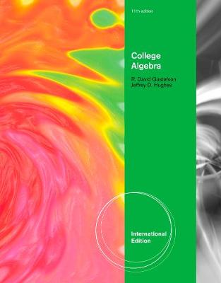 Book cover for College Algebra, International Edition