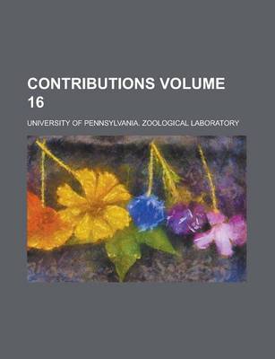 Book cover for Contributions Volume 16