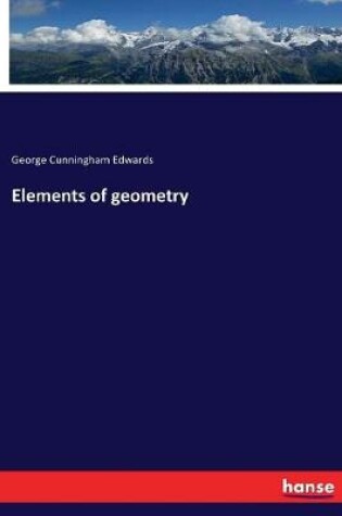 Cover of Elements of geometry