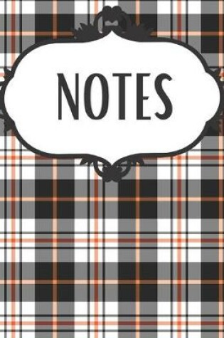Cover of Halloween Plaid Autumn Notebook
