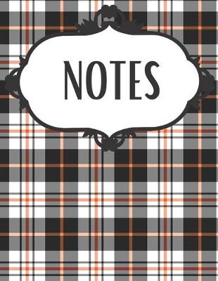 Book cover for Halloween Plaid Autumn Notebook