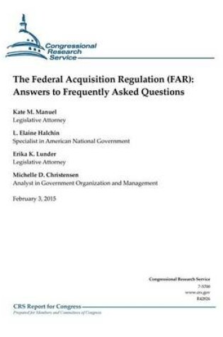 Cover of The Federal Acquisition Regulation (FAR)