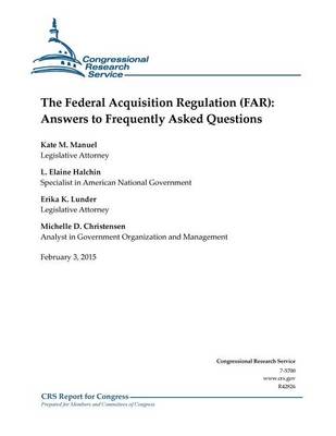 Book cover for The Federal Acquisition Regulation (FAR)