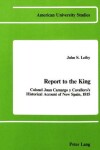 Book cover for Report to the King