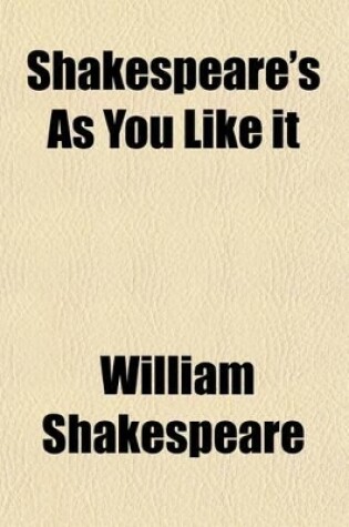 Cover of Shakespeare's as You Like It