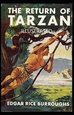 Book cover for The Return of Tarzan (Illustrated) Edgar Rice Burroughs